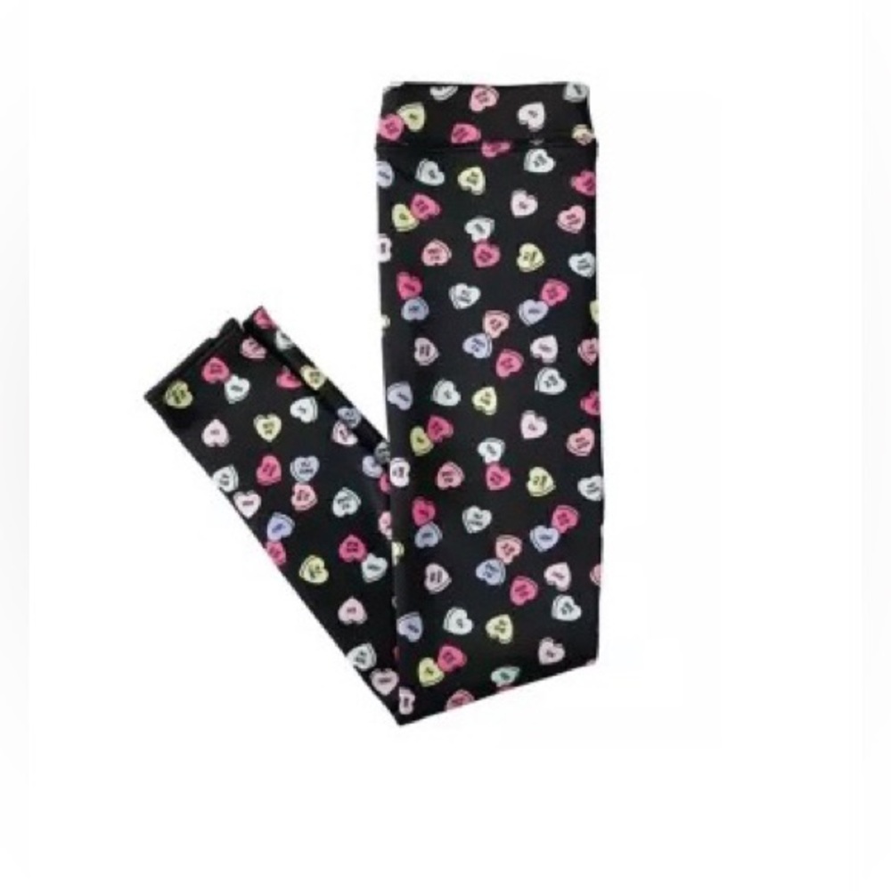 Aldi Fleece Lined Leggings - Black Valentine